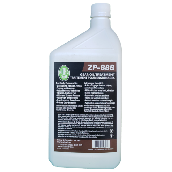 ZP888 Gear & Differential Oil Treatment Motor Flush, Hydraulic